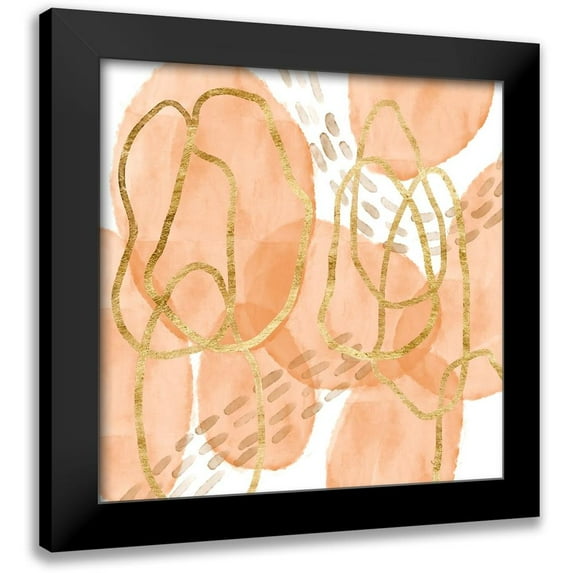 Wang, Melissa 15x15 Black Modern Framed Museum Art Print Titled - Sunset Drift III