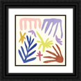 thumbnail image 1 of Wang, Melissa 15x15 Black Ornate Wood Framed with Double Matting Museum Art Print Titled - Coral Construction II, 1 of 4