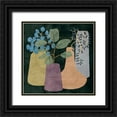 thumbnail image 1 of Wang, Melissa 15x15 Black Ornate Wood Framed with Double Matting Museum Art Print Titled - Decorative Vases III, 1 of 4