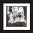 thumbnail image 1 of Wang, Melissa 15x15 Black Ornate Wood Framed with Double Matting Museum Art Print Titled - Lakeside Birch IV, 1 of 4