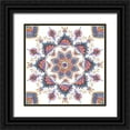 thumbnail image 1 of Wang, Melissa 15x15 Black Ornate Wood Framed with Double Matting Museum Art Print Titled - Mandala Meditation I, 1 of 4