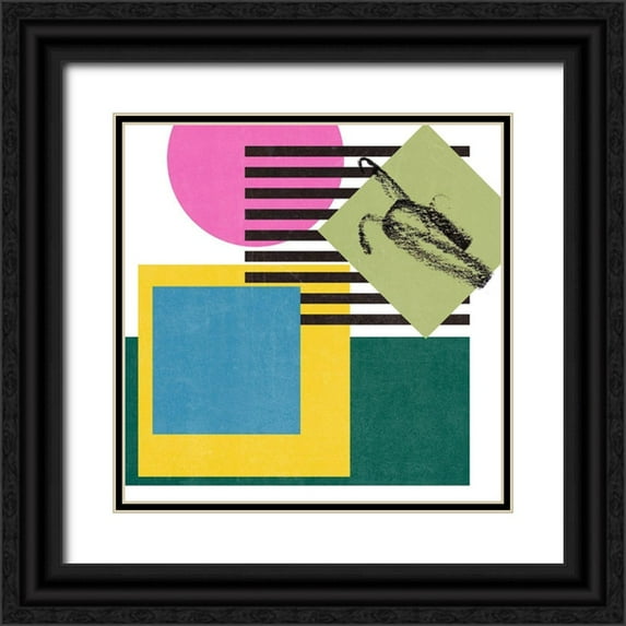 Wang, Melissa 15x15 Black Ornate Wood Framed with Double Matting Museum Art Print Titled - Pianist II