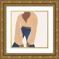 thumbnail image 1 of Wang, Melissa 15x15 Gold Ornate Wood Framed with Double Matting Museum Art Print Titled - Herself I, 1 of 4