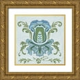thumbnail image 1 of Wang, Melissa 15x15 Gold Ornate Wood Framed with Double Matting Museum Art Print Titled - Serene Chintz III, 1 of 4