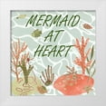 thumbnail image 1 of Wang, Melissa 15x15 White Modern Wood Framed Museum Art Print Titled - Mermaid at Heart I, 1 of 4