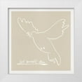 thumbnail image 1 of Wang, Melissa 15x15 White Modern Wood Framed Museum Art Print Titled - Peace Dove I, 1 of 4