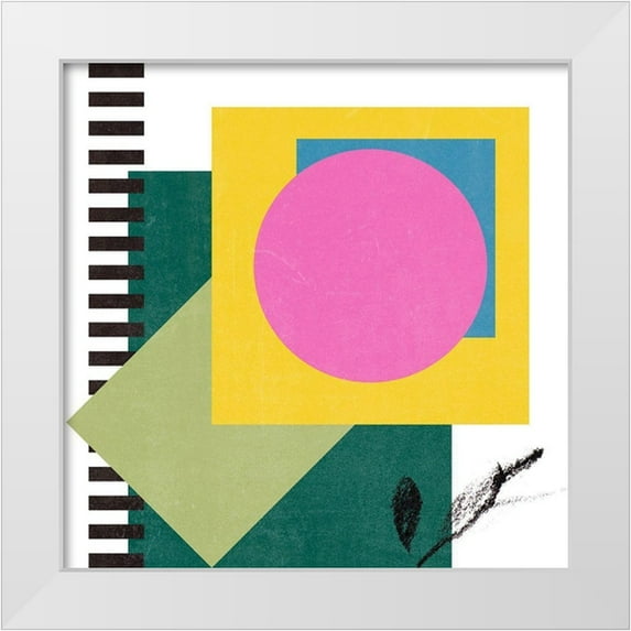 Wang, Melissa 15x15 White Modern Wood Framed Museum Art Print Titled - Pianist VI
