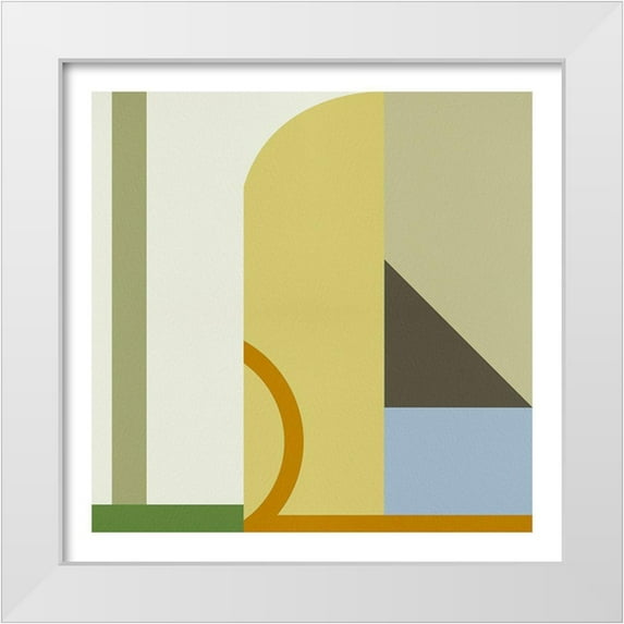 Wang, Melissa 15x15 White Modern Wood Framed Museum Art Print Titled - Pop Codes II