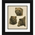 thumbnail image 1 of Wang, Melissa 15x17 Black Ornate Wood Framed with Double Matting Museum Art Print Titled - Wild World IV, 1 of 4