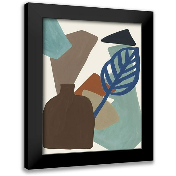 Wang, Melissa 15x18 Black Modern Framed Museum Art Print Titled - Mod Collage VI