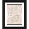 thumbnail image 1 of Wang, Melissa 15x18 Black Ornate Wood Framed with Double Matting Museum Art Print Titled - Blooming Roses II, 1 of 4
