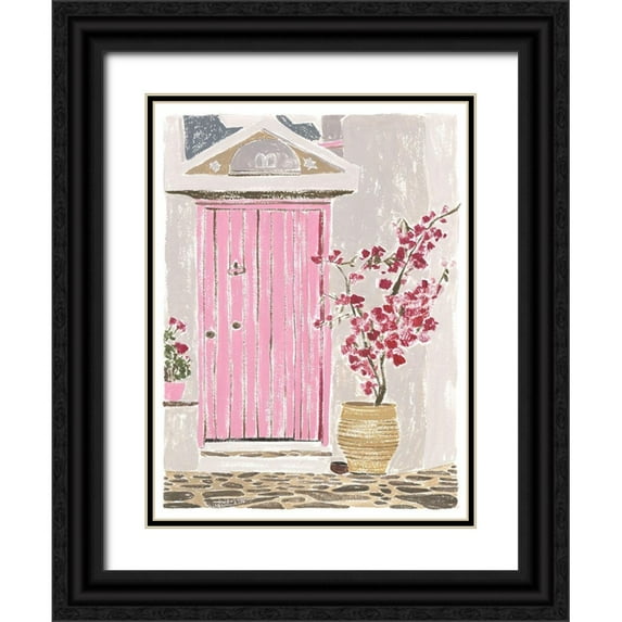 Wang, Melissa 15x18 Black Ornate Wood Framed with Double Matting Museum Art Print Titled - Front Entrance II