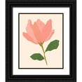 thumbnail image 1 of Wang, Melissa 15x18 Black Ornate Wood Framed with Double Matting Museum Art Print Titled - Magnolien I, 1 of 4