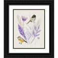 thumbnail image 1 of Wang, Melissa 15x18 Black Ornate Wood Framed with Double Matting Museum Art Print Titled - Meander in Violet III, 1 of 4