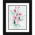 thumbnail image 1 of Wang, Melissa 15x18 Black Ornate Wood Framed with Double Matting Museum Art Print Titled - Posy Blooms II, 1 of 4