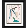 thumbnail image 1 of Wang, Melissa 15x18 Black Ornate Wood Framed with Double Matting Museum Art Print Titled - Seated Female Figure VI, 1 of 4