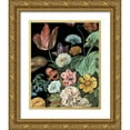 thumbnail image 1 of Wang, Melissa 15x18 Gold Ornate Wood Framed with Double Matting Museum Art Print Titled - Baroque Floral I, 1 of 4
