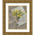 thumbnail image 1 of Wang, Melissa 15x18 Gold Ornate Wood Framed with Double Matting Museum Art Print Titled - Dear Friend II, 1 of 4