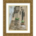 thumbnail image 1 of Wang, Melissa 15x18 Gold Ornate Wood Framed with Double Matting Museum Art Print Titled - Dusky Alley I, 1 of 4