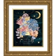 thumbnail image 1 of Wang, Melissa 15x18 Gold Ornate Wood Framed with Double Matting Museum Art Print Titled - Moonlight Flowers I, 1 of 4