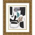 thumbnail image 1 of Wang, Melissa 15x18 Gold Ornate Wood Framed with Double Matting Museum Art Print Titled - Underground Shapes I, 1 of 4