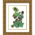 thumbnail image 1 of Wang, Melissa 15x18 Gold Ornate Wood Framed with Double Matting Museum Art Print Titled - Vert II, 1 of 4