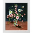 thumbnail image 1 of Wang, Melissa 15x18 White Modern Wood Framed Museum Art Print Titled - Bottle and Flowers I, 1 of 4
