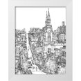 thumbnail image 1 of Wang, Melissa 15x18 White Modern Wood Framed Museum Art Print Titled - City in Black and White IV, 1 of 4