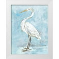 thumbnail image 1 of Wang, Melissa 15x18 White Modern Wood Framed Museum Art Print Titled - Snowy Egret I, 1 of 4