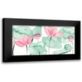 thumbnail image 1 of Wang, Melissa 18x11 Black Modern Framed Museum Art Print Titled - Lotus in Nature I, 1 of 5