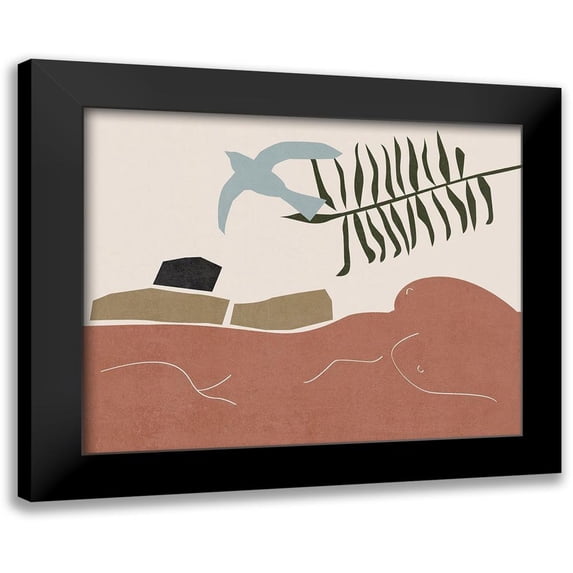Wang, Melissa 18x15 Black Modern Framed Museum Art Print Titled - Other Land II