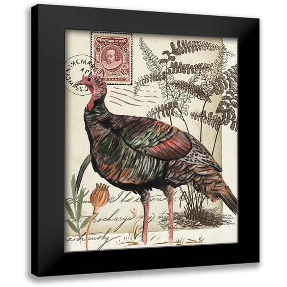 Wang, Melissa 19x24 Black Modern Framed Museum Art Print Titled - Autumn Palette IV