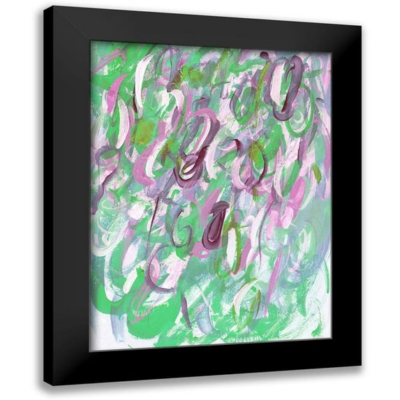Wang, Melissa 19x24 Black Modern Framed Museum Art Print Titled - Diversity Circles II