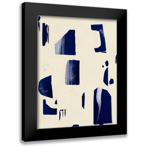 Wang, Melissa 19x24 Black Modern Framed Museum Art Print Titled - Fragment Abstraction I