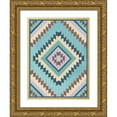 thumbnail image 1 of Wang, Melissa 19x24 Gold Ornate Wood Framed with Double Matting Museum Art Print Titled - Tribal Structure I, 1 of 4