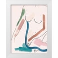 thumbnail image 1 of Wang, Melissa 19x24 White Modern Wood Framed Museum Art Print Titled - Seated Female Figure IV, 1 of 4