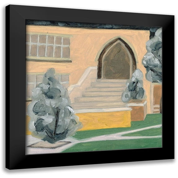 Wang, Melissa 20x20 Black Modern Framed Museum Art Print Titled - Fall Semester II