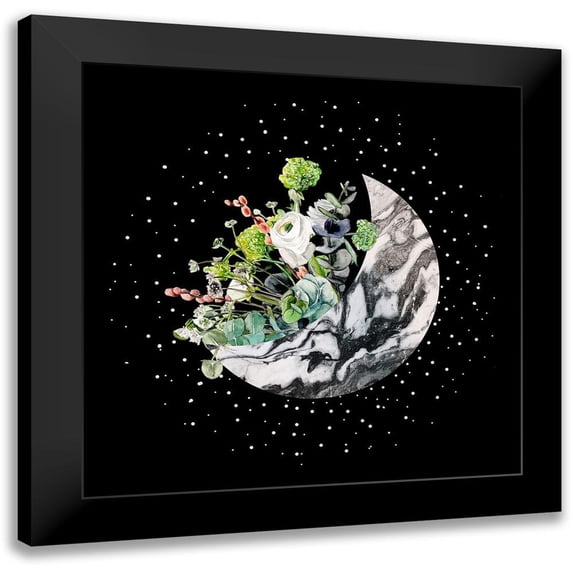 Wang, Melissa 20x20 Black Modern Framed Museum Art Print Titled - Luna II