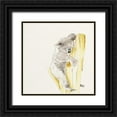 thumbnail image 1 of Wang, Melissa 20x20 Black Ornate Wood Framed with Double Matting Museum Art Print Titled - Baby Koala I, 1 of 4