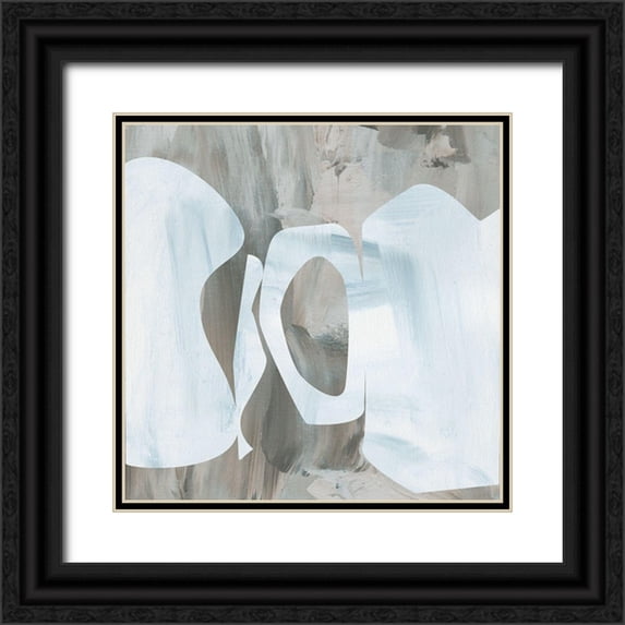 Wang, Melissa 20x20 Black Ornate Wood Framed with Double Matting Museum Art Print Titled - Cave Formation I