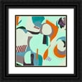 thumbnail image 1 of Wang, Melissa 20x20 Black Ornate Wood Framed with Double Matting Museum Art Print Titled - Crispy IV, 1 of 4