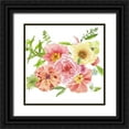 thumbnail image 1 of Wang, Melissa 20x20 Black Ornate Wood Framed with Double Matting Museum Art Print Titled - Just Peachy II, 1 of 4