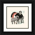 thumbnail image 1 of Wang, Melissa 20x20 Black Ornate Wood Framed with Double Matting Museum Art Print Titled - Lost Lullaby III, 1 of 4