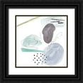 thumbnail image 1 of Wang, Melissa 20x20 Black Ornate Wood Framed with Double Matting Museum Art Print Titled - New Chapter I, 1 of 4