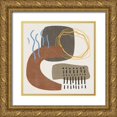 thumbnail image 1 of Wang, Melissa 20x20 Gold Ornate Wood Framed with Double Matting Museum Art Print Titled - Blue Stream I, 1 of 4