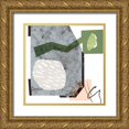 thumbnail image 1 of Wang, Melissa 20x20 Gold Ornate Wood Framed with Double Matting Museum Art Print Titled - Ocean Stones I, 1 of 4
