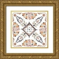 thumbnail image 1 of Wang, Melissa 20x20 Gold Ornate Wood Framed with Double Matting Museum Art Print Titled - Summertime Ceramic II, 1 of 4