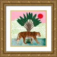 thumbnail image 1 of Wang, Melissa 20x20 Gold Ornate Wood Framed with Double Matting Museum Art Print Titled - Tiger at Sunrise I, 1 of 4