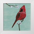 thumbnail image 1 of Wang, Melissa 20x20 White Modern Wood Framed Museum Art Print Titled - Bird and Blossoms II, 1 of 4