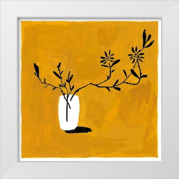 Wang, Melissa 20x20 White Modern Wood Framed Museum Art Print Titled - Custom Like Flowers I